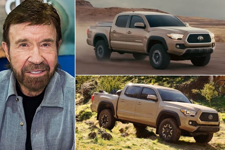Chuck Norris – Toyota Tacoma, Est $26K